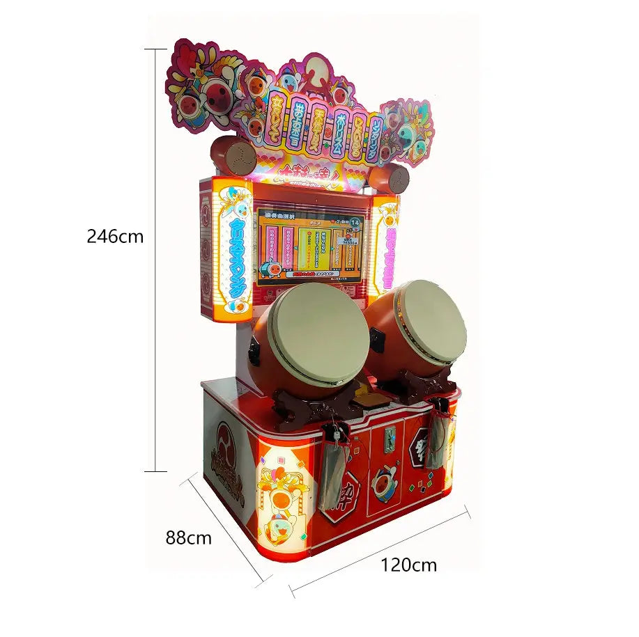 TAIKO-NO-TATSUJIN-14-太鼓達人-14-Taiko-Master-China-Direct-Musical-Arcade-for-Sale
