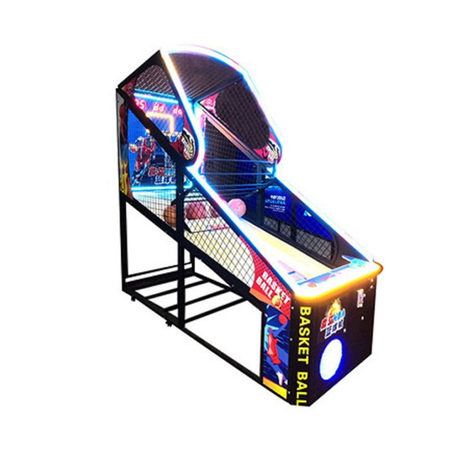 NBA-Basketball-game-Machine-Classic-5-Basketballs-Challenge-Arcade-games-Tomy-Arcade