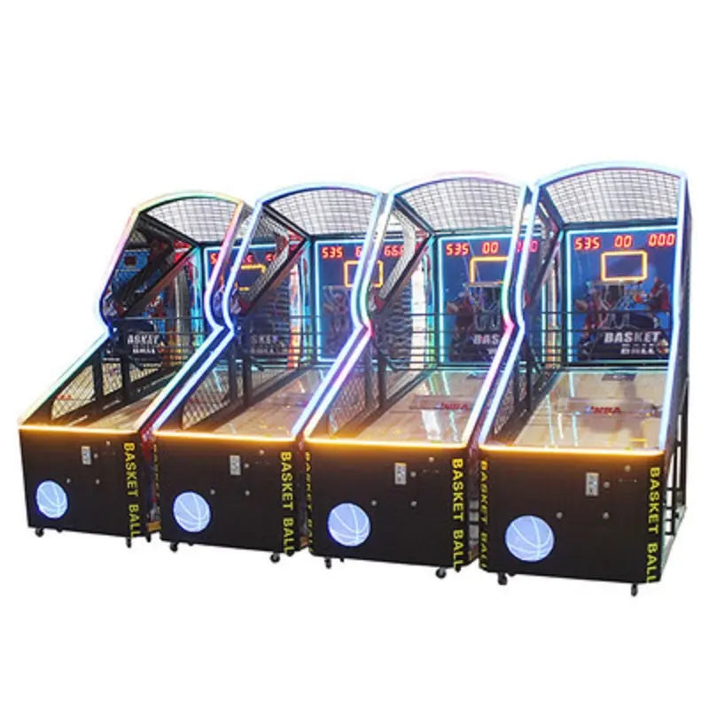 NBA-Basketball-game-Machine-Classic-5-Basketballs-Challenge-Arcade-games-Tomy-Arcade