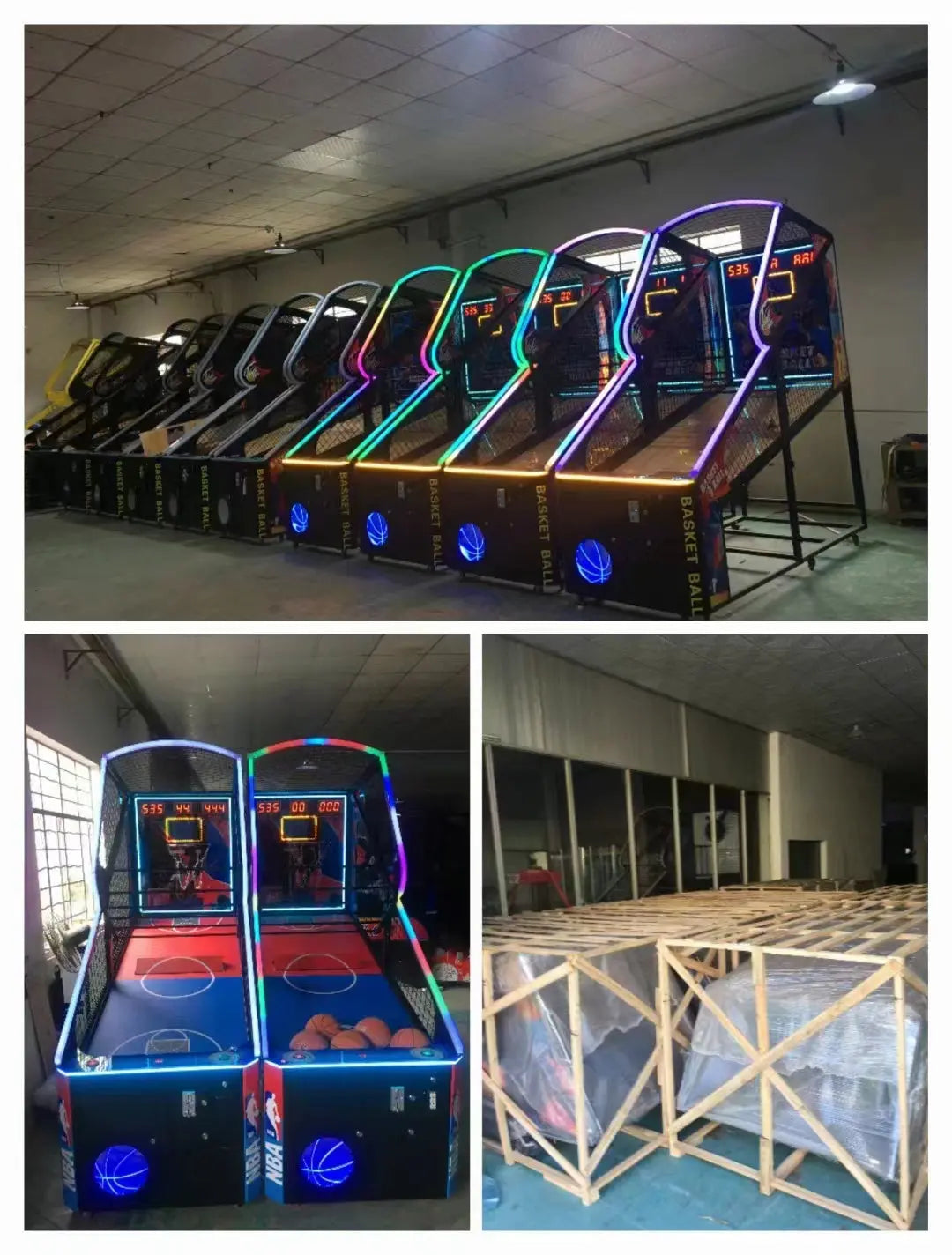 NBA-Basketball-game-Machine-Classic-5-Basketballs-Challenge-Arcade-games-Tomy-Arcade