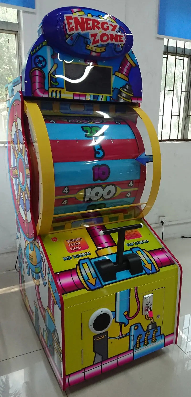 Energy-Zome-Wheel-game-machine-Classic-Amusement-Coin-Operated-ticket-lottery-redemption-games-tomy-arcade