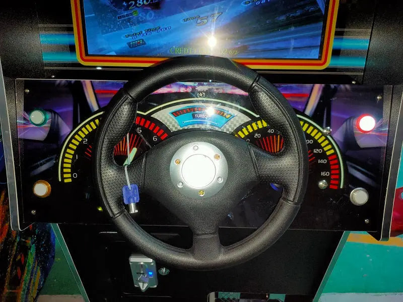 Upright-Outrun-Car-Race-Cabinet-Classic-Connection-Simulator-Spee-River-Classic-Arcade-Game-Machine-Tomy Arcade