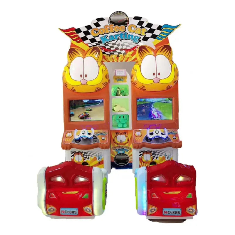 Garfield-Karting-Racing-car-game-machine-Coin-Operated-kids-Video-Arcade-games-for-2-Players-Tomy Arcade