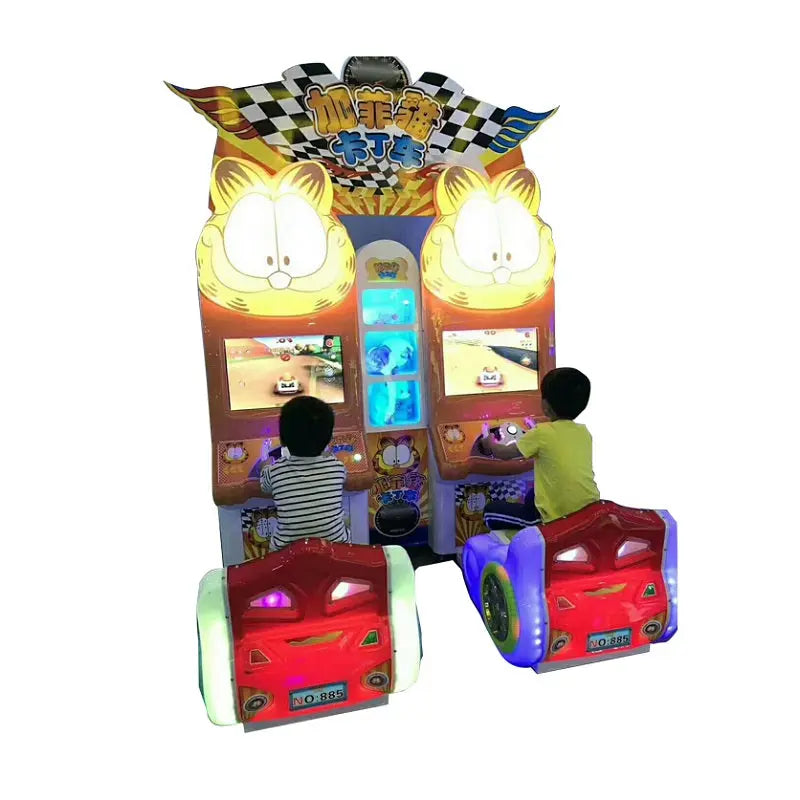 Garfield-Karting-Racing-car-game-machine-Coin-Operated-kids-Video-Arcade-games-for-2-Players-Tomy Arcade