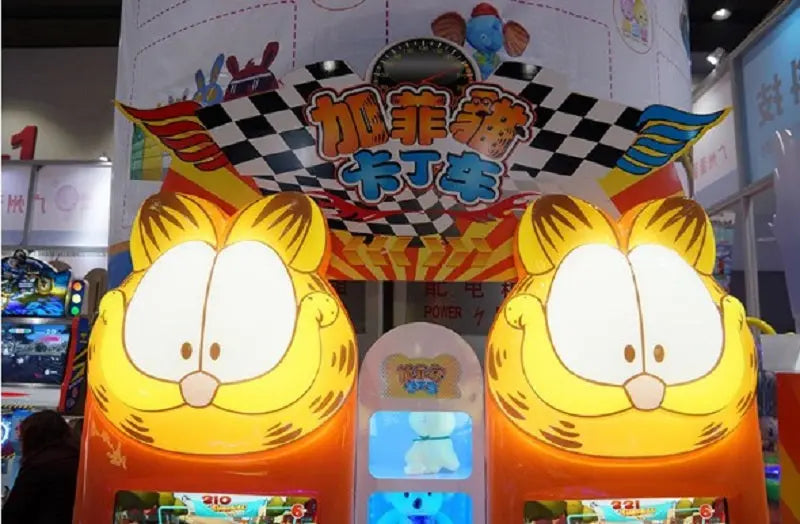 Garfield-Karting-Racing-car-game-machine-Coin-Operated-kids-Video-Arcade-games-for-2-Players-Tomy Arcade