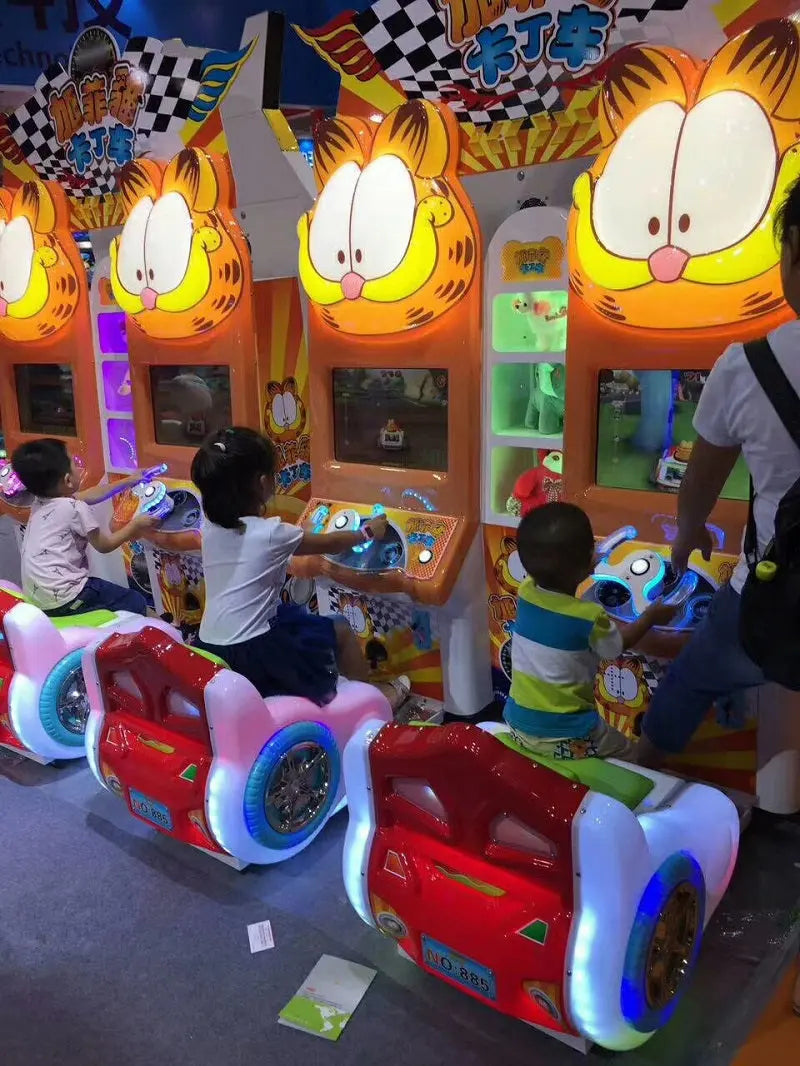 Garfield-Karting-Racing-car-game-machine-Coin-Operated-kids-Video-Arcade-games-for-2-Players-Tomy Arcade