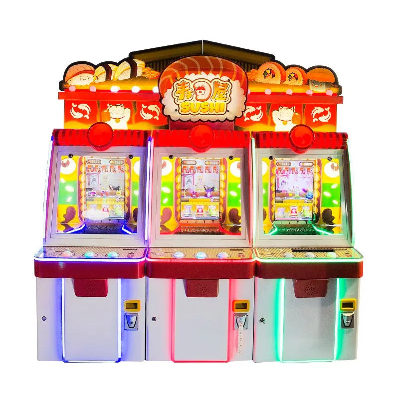 Sushi-park-Video-mechanical-Coin-Pusher-Amusement-Coin-Operated-Indoor-Lottery-Redemption-game-machine-tomy-arcade