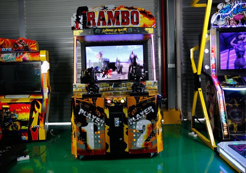 Rambo-Shooting-Aracde-game-machine-2-Amusement-Coin-Operated-Video-Games-Tomy-Arcade