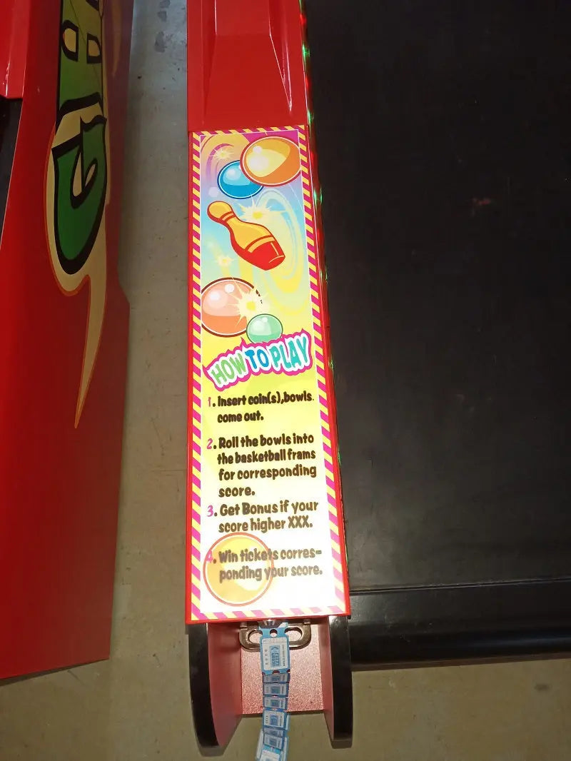 Skee-Ball-Game-Arcade-Carnival-Ghost-Bowling-sport-Redemption-game-machine-Tomy-Arcade