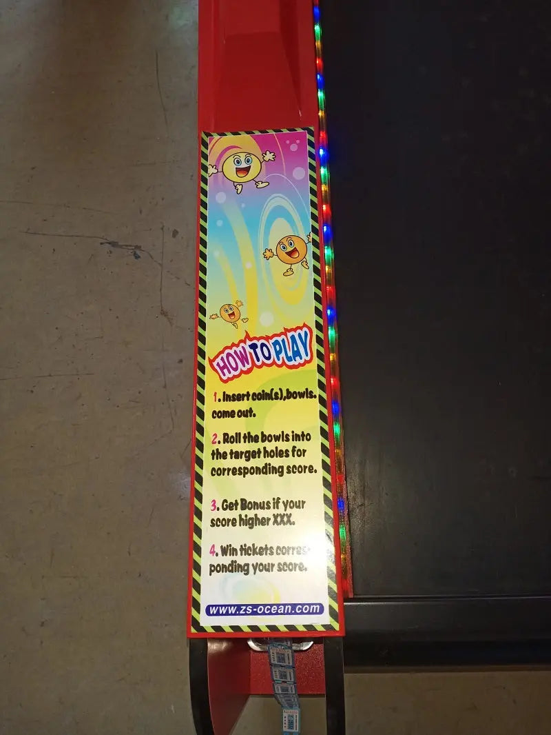 Skee-Ball-Game-Arcade-Carnival-Ghost-Bowling-sport-Redemption-game-machine-Tomy-Arcade