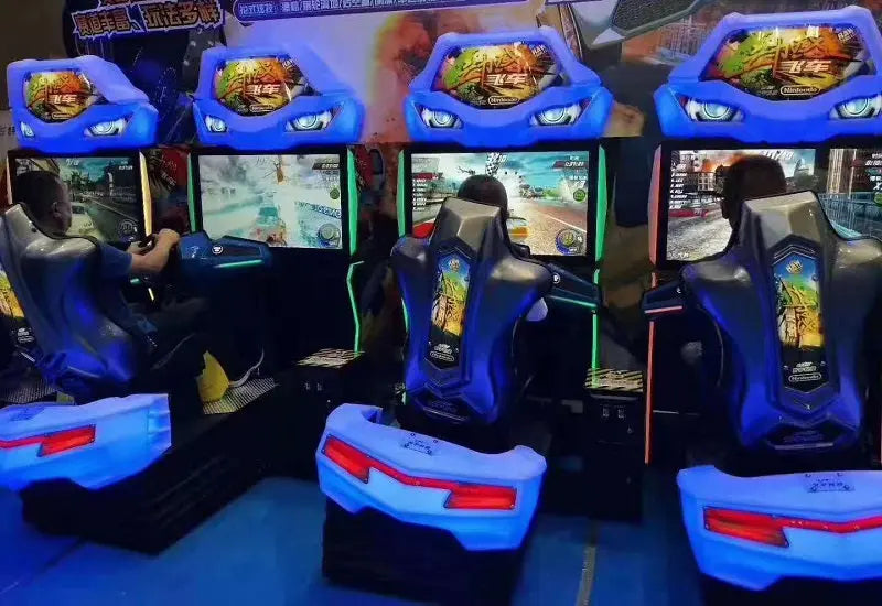 Cruising-Blast-Simulator-Racing-Car-Dynamic-Storm-Cruis'n-Blast-Racing-Game-Machine-Tomy-Arcade