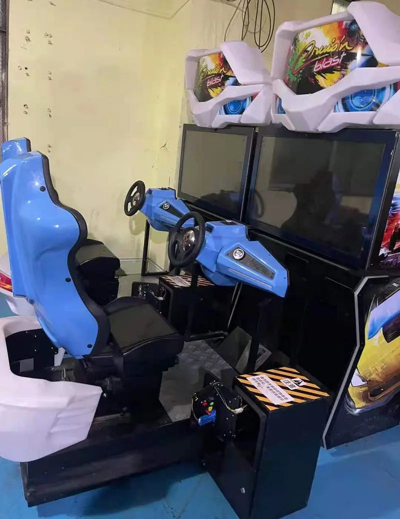 Cruising-Blast-Simulator-Racing-Car-Dynamic-Storm-Cruis'n-Blast-Racing-Game-Machine-Tomy-Arcade