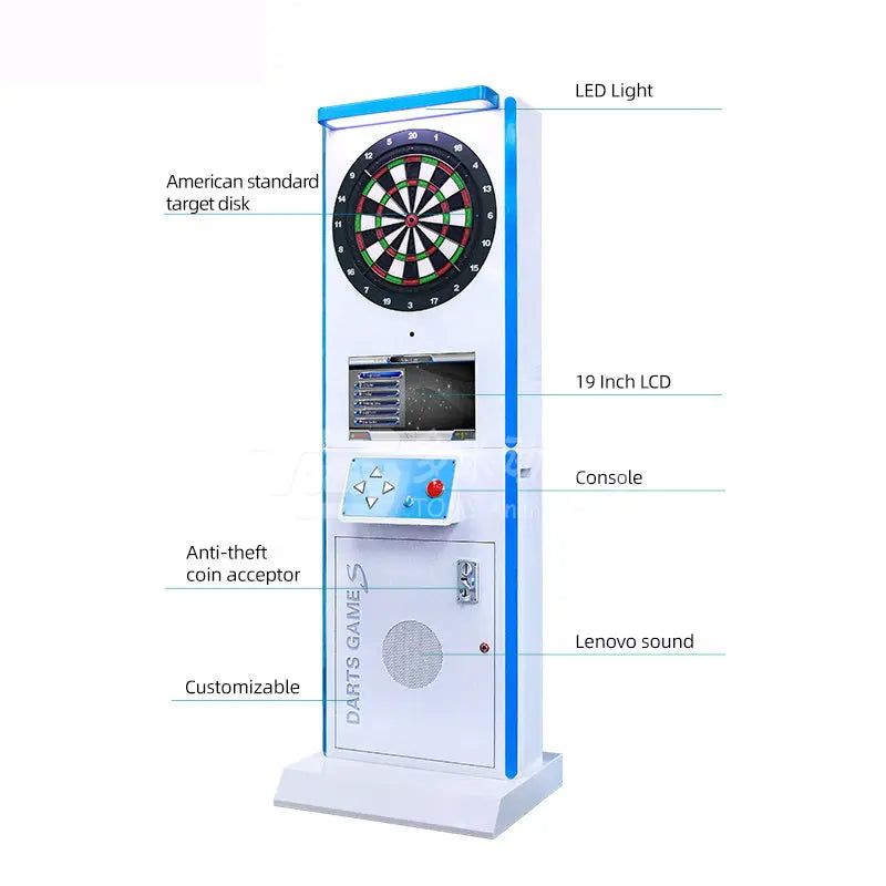 Electronic-Connection-Dart-Game-machine-FEC-FFC-Amusement-Coin-Operated-Indoor-club-Tomy-Arcade