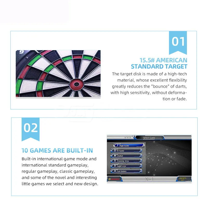 Electronic-Connection-Dart-Game-machine-FEC-FFC-Amusement-Coin-Operated-Indoor-club-Tomy-Arcade