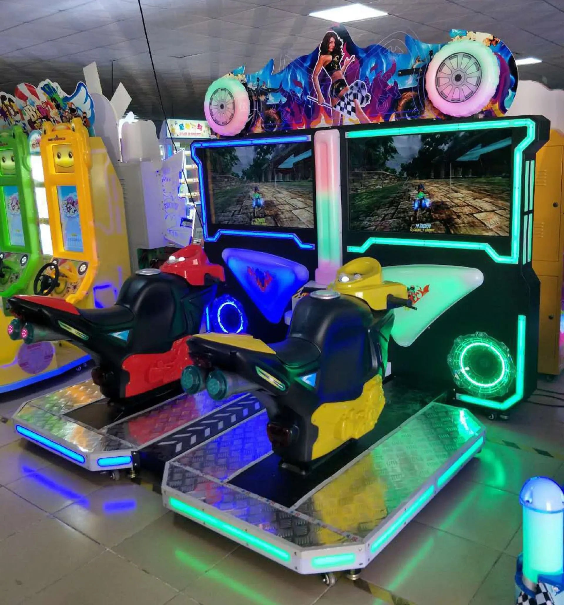 Super-Bikes-2-FF-twins-motor-Hot-Sale-RAW-racing-game-arcade-Coin-Operated-game-machine-Tomy-Arcade-workshop-process