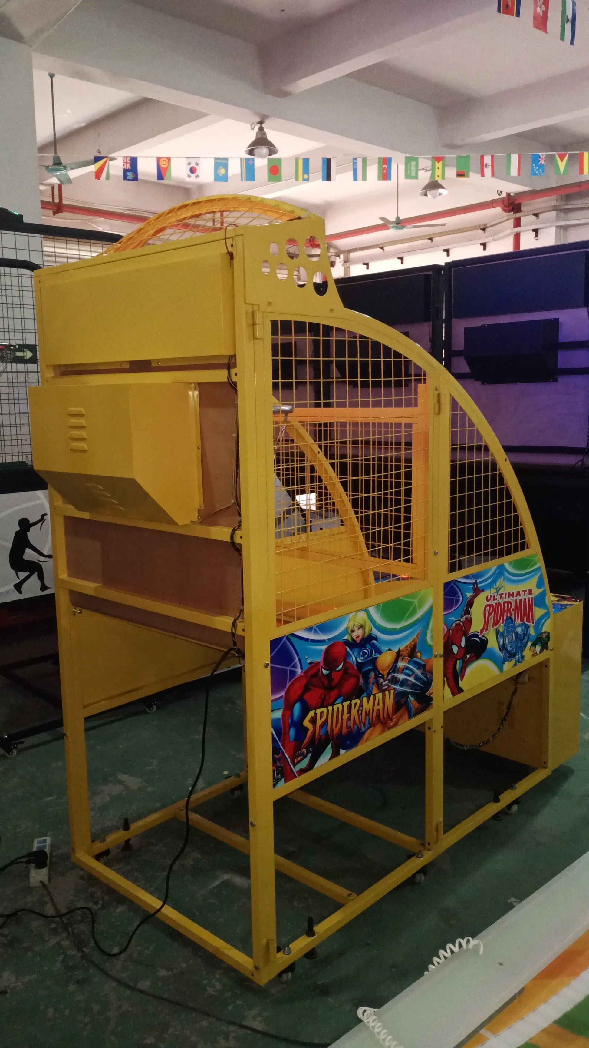 Spider-Man-Basketball-game-machine-Amusement-Coin-Operated-Basketball-Shooting-sports-arcade-Hot-Selling-Tomy-Arcade