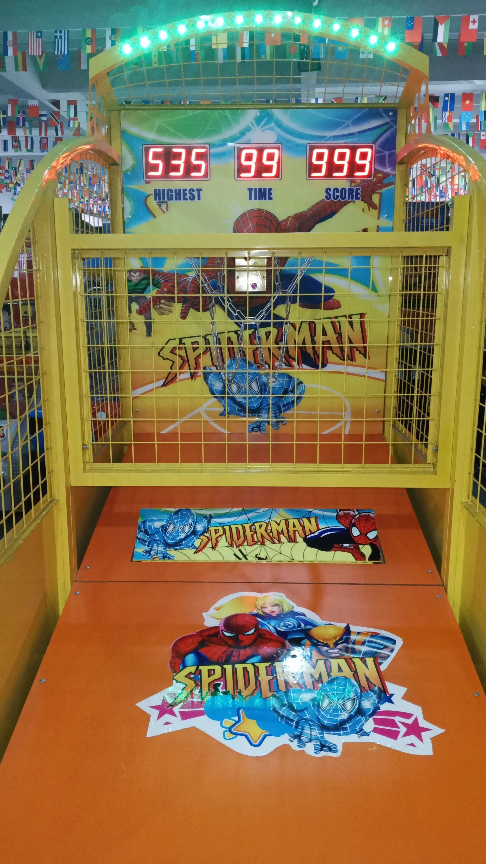 Spider-Man-Basketball-game-machine-Amusement-Coin-Operated-Basketball-Shooting-sports-arcade-Hot-Selling-Tomy-Arcade