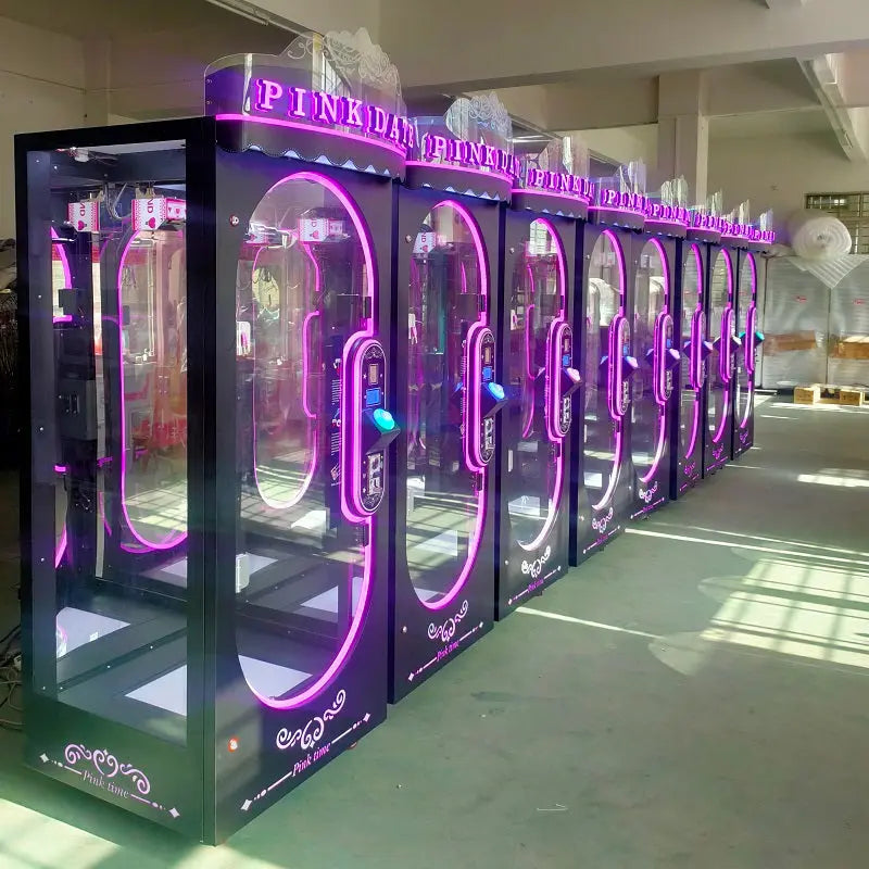 Pink-Date-Cutting-Gift-Game-Machine-Amusement-Coin-Operated-Arcade-Claw-Machine-Prize-Cutting-Gift-Games-Tomy-Arcade-