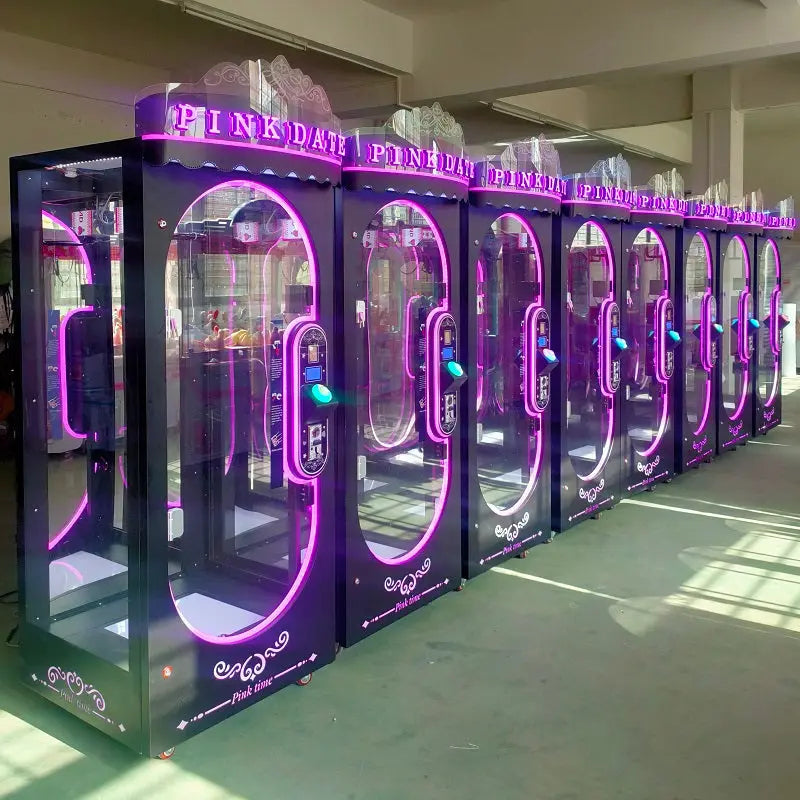 Pink-Date-Cutting-Gift-Game-Machine-Amusement-Coin-Operated-Arcade-Claw-Machine-Prize-Cutting-Gift-Games-Tomy-Arcade-