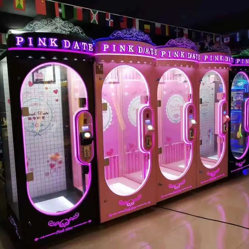 Pink-Date-Cutting-Gift-Game-Machine-Amusement-Coin-Operated-Arcade-Claw-Machine-Prize-Cutting-Gift-Games-Tomy-Arcade-