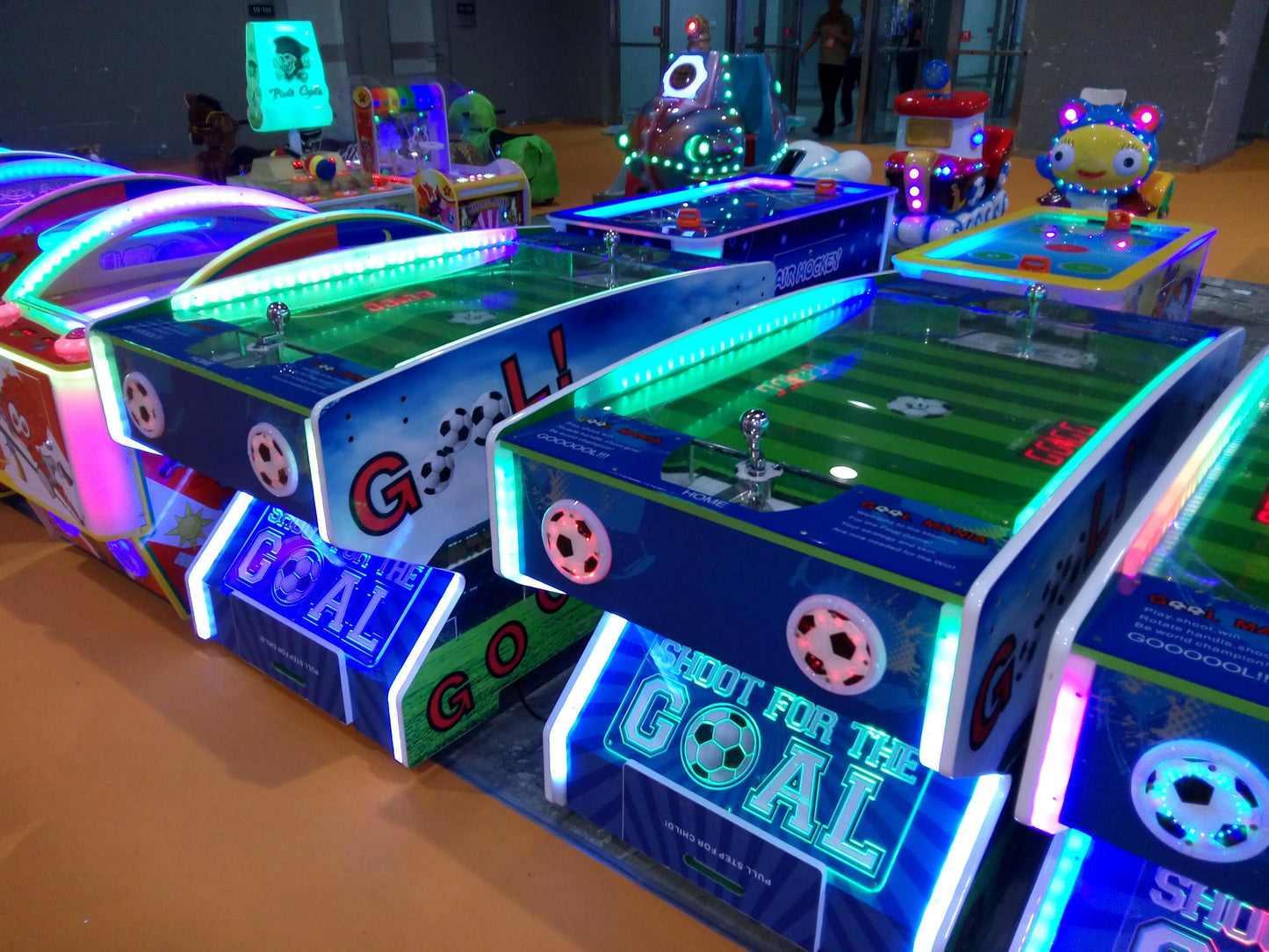 Goal-Mania-Foosball-Sport-game-machine-Interesting-Coin-Operated-Ticket-Redemption-Football-Table-Games-for-kids-Tomy-Arcade-workshop-process