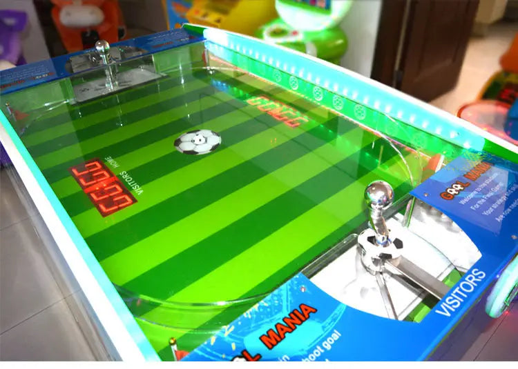 Goal-Mania-Foosball-Sport-game-machine-Interesting-Coin-Operated-Ticket-Redemption-Football-Table-Games-for-kids-Tomy-Arcade-workshop-process