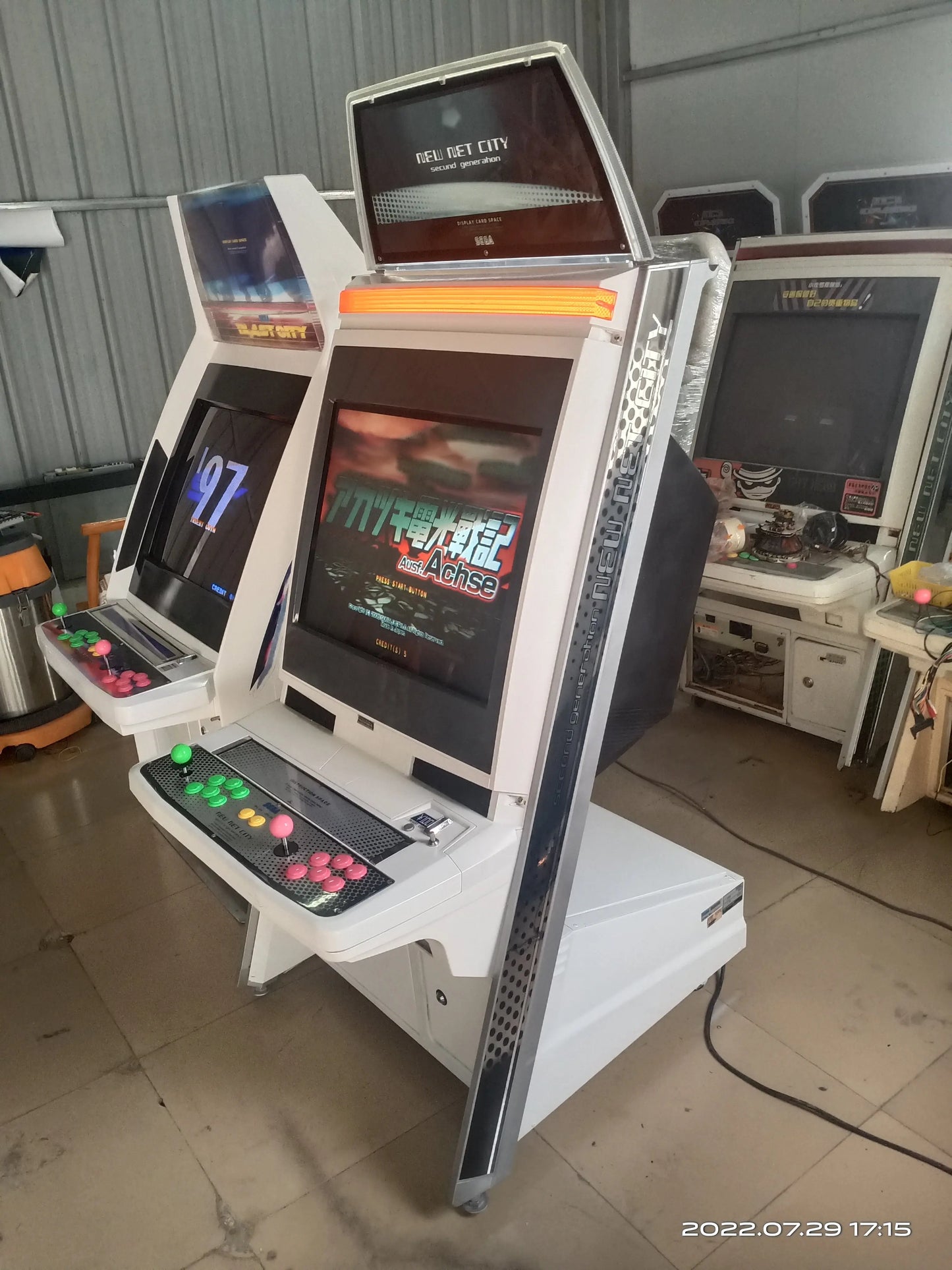 NNC-New-Net-City-Arcade-machine-Retro-SEGA-5-NNC-Cabinet-games-Tomy-Arcade