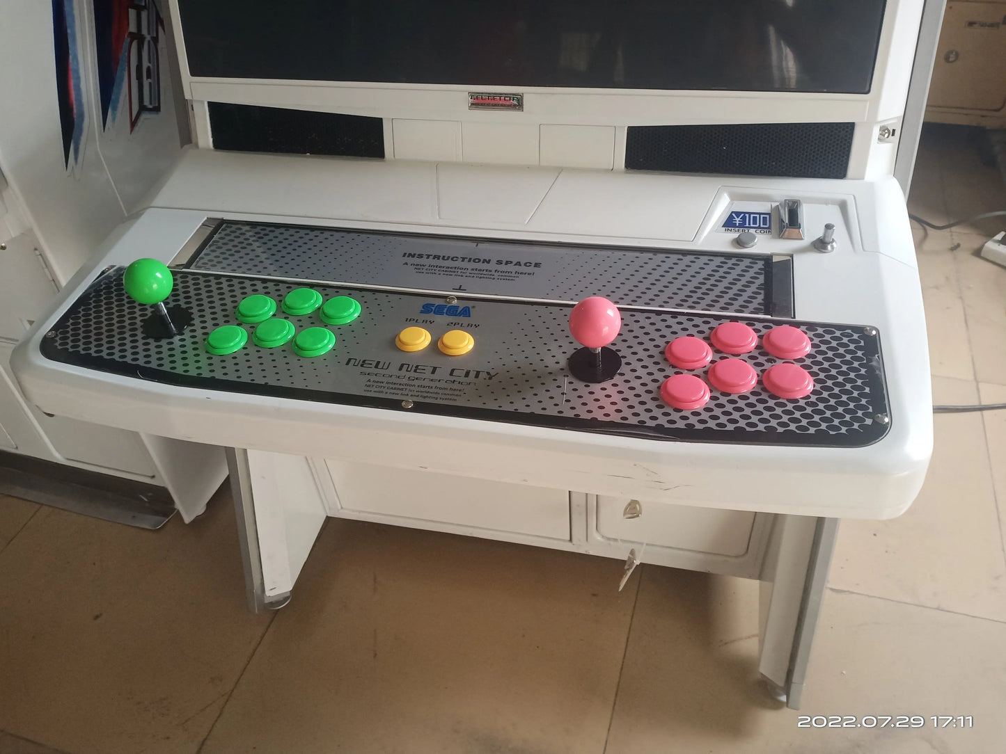 NNC-New-Net-City-Arcade-machine-Retro-SEGA-5-NNC-Cabinet-games-Tomy-Arcade