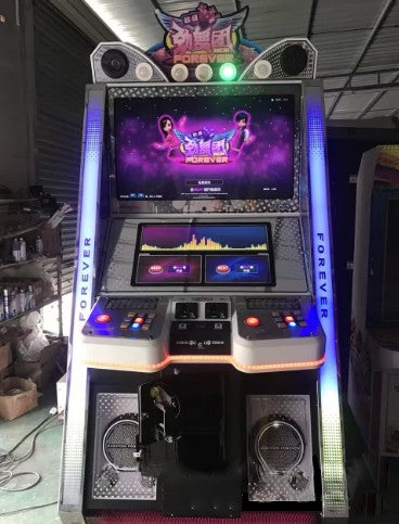 DANCE-FOREVER-Game-Machine-Retro-Amusement-Coin-Operated-Dancing-Arcade-USED-Tomy-Arcade