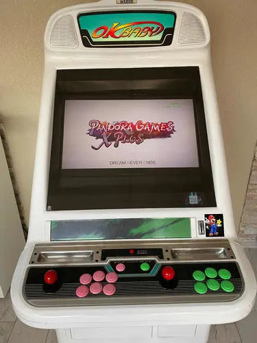 Weche-OK-Baby-Cabinet-Arcade-Coin-Operated-Video-Arcade-fighting-game-machine-used-Tomy-Arcade