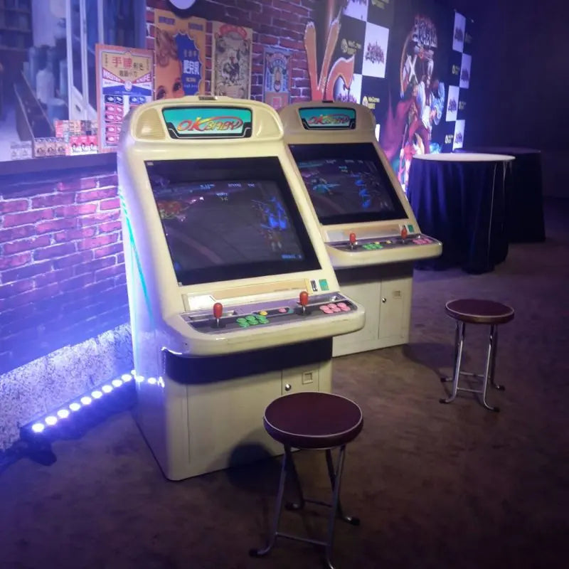 Weche-OK-Baby-Cabinet-Arcade-Coin-Operated-Video-Arcade-fighting-game-machine-used-Tomy-Arcade