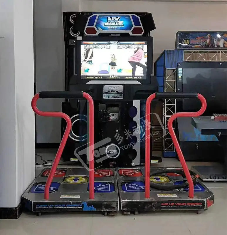 PUMP-IT-UP-NXA-Retro-Amusement-Coin-Operated-PIU-2009-Dancing-Game-Machine-Tomy-Arcade