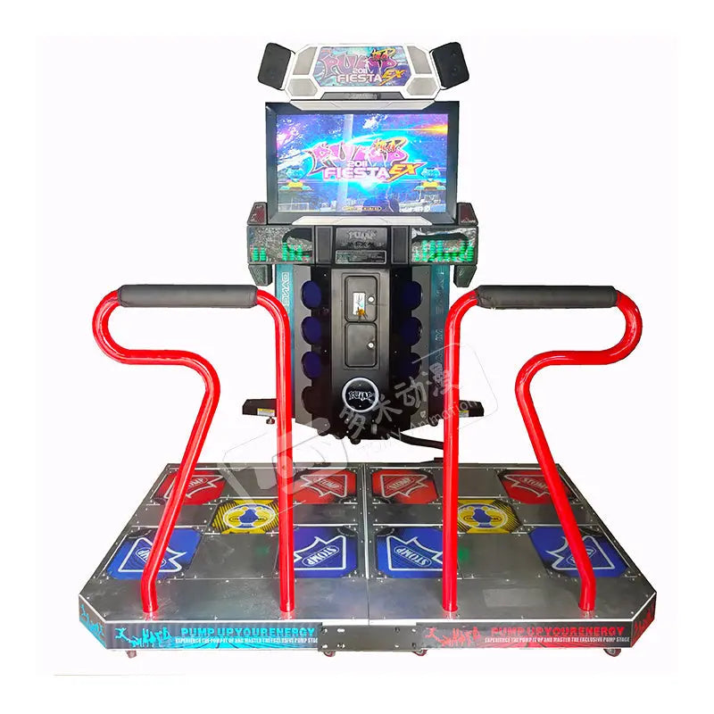PUMP-IT-UP-NXA-Retro-Amusement-Coin-Operated-PIU-2009-Dancing-Game-Machine-Tomy-Arcade