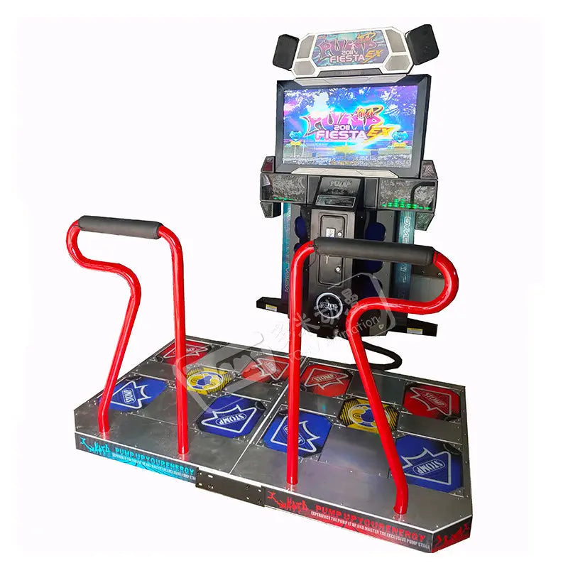 PUMP-IT-UP-NXA-Retro-Amusement-Coin-Operated-PIU-2009-Dancing-Game-Machine-Tomy-Arcade
