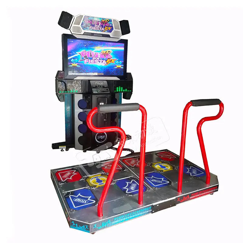 PUMP-IT-UP-NXA-Retro-Amusement-Coin-Operated-PIU-2009-Dancing-Game-Machine-Tomy-Arcade