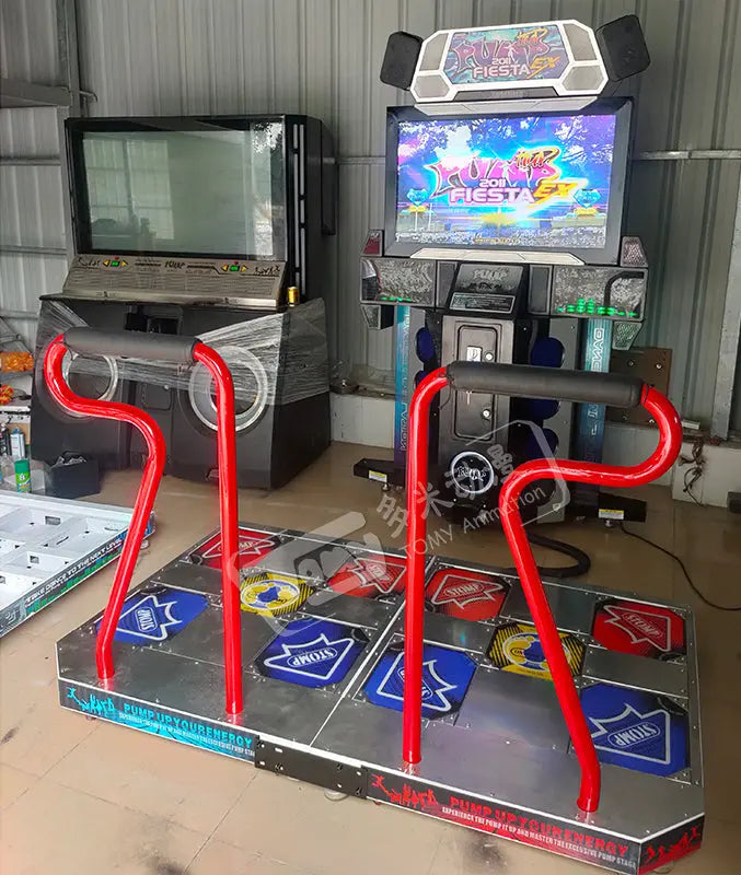 PUMP-IT-UP-NXA-Retro-Amusement-Coin-Operated-PIU-2009-Dancing-Game-Machine-Tomy-Arcade