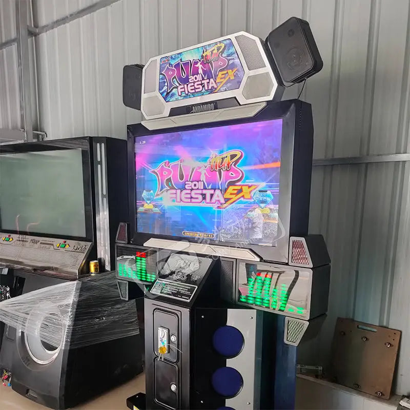 PUMP-IT-UP-NXA-Retro-Amusement-Coin-Operated-PIU-2009-Dancing-Game-Machine-Tomy-Arcade