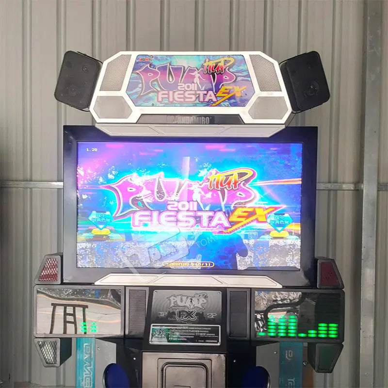 PUMP-IT-UP-NXA-Retro-Amusement-Coin-Operated-PIU-2009-Dancing-Game-Machine-Tomy-Arcade
