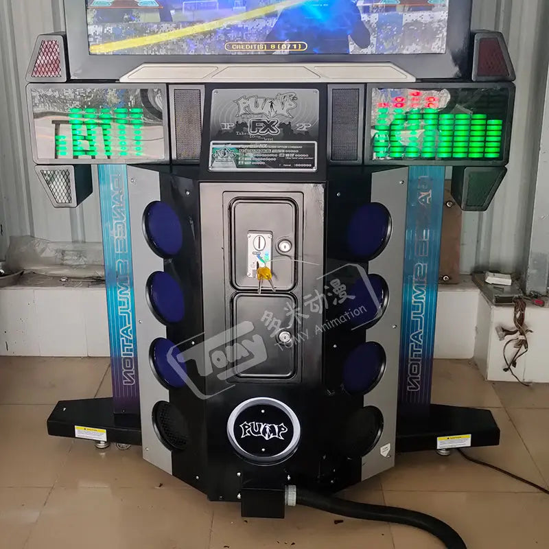 PUMP-IT-UP-NXA-Retro-Amusement-Coin-Operated-PIU-2009-Dancing-Game-Machine-Tomy-Arcade