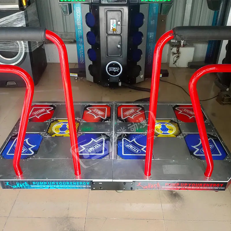 PUMP-IT-UP-NXA-Retro-Amusement-Coin-Operated-PIU-2009-Dancing-Game-Machine-Tomy-Arcade