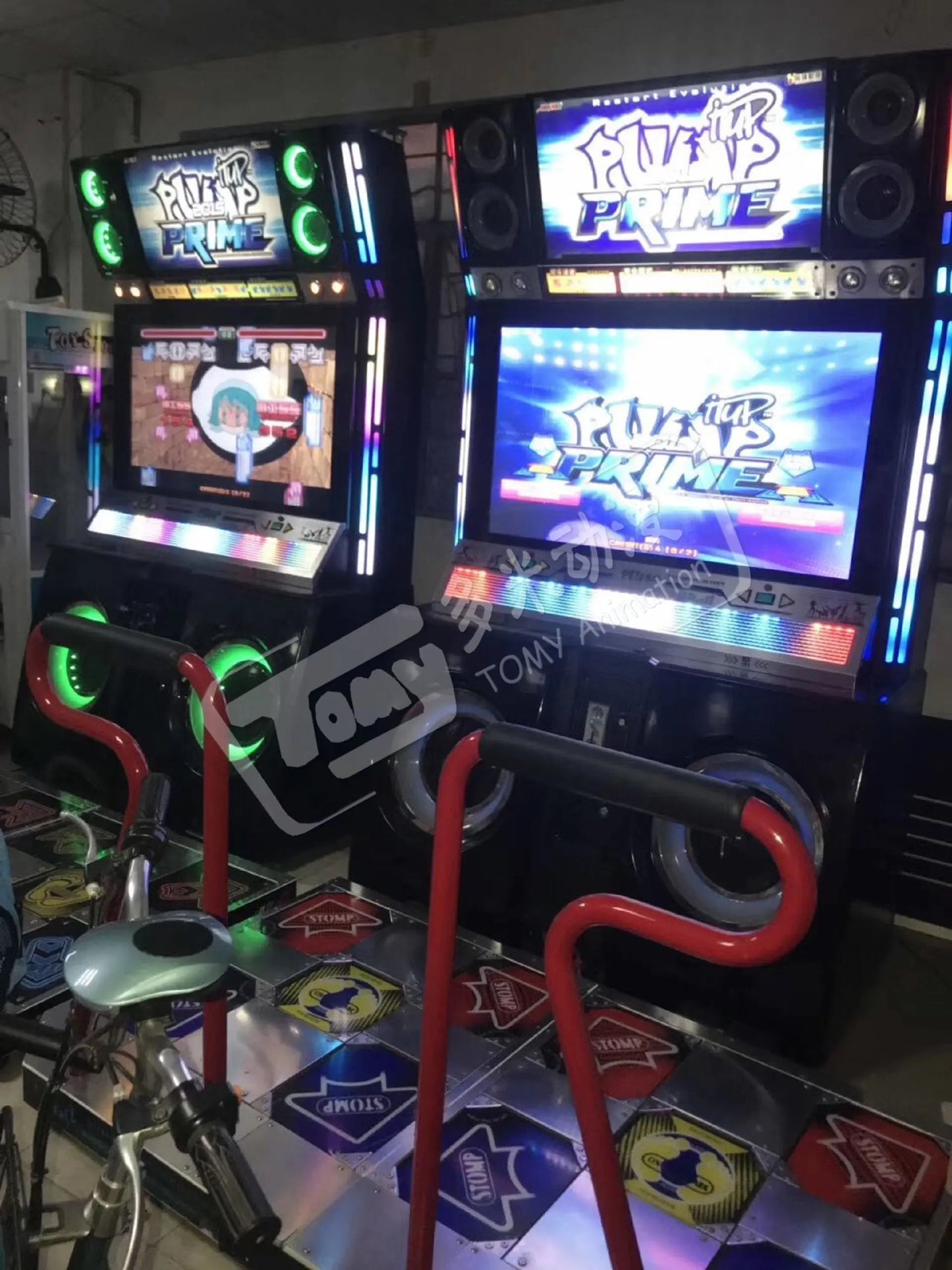 PUMP-IT-UP-PRIME-PIU-2015-Retro-Amusement-Coin-Operated-Dancing-musice-Game-Machine-Tomy-Arcade