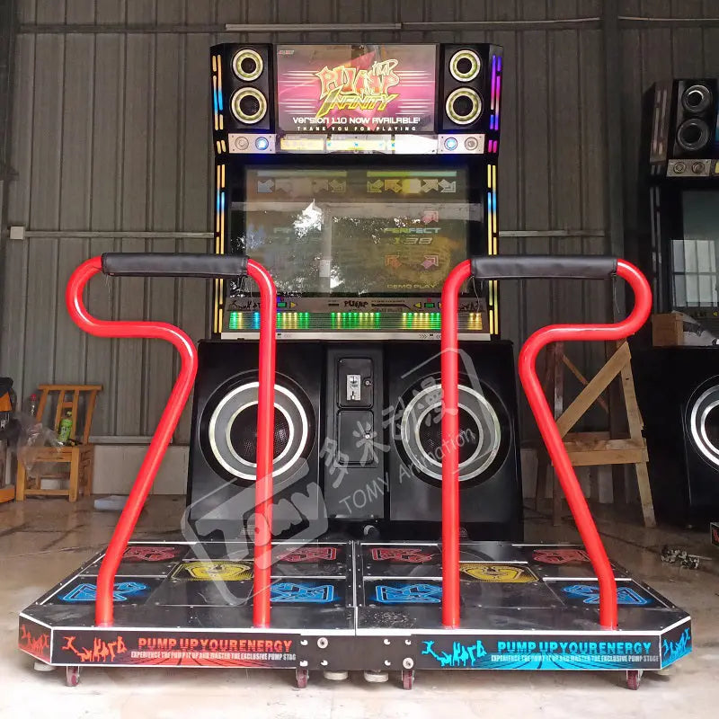 pump-it-up-piu-infinity-Amusement-Coin-Operated-dancing-musice-Video-game-machine-Tomy-Arcade