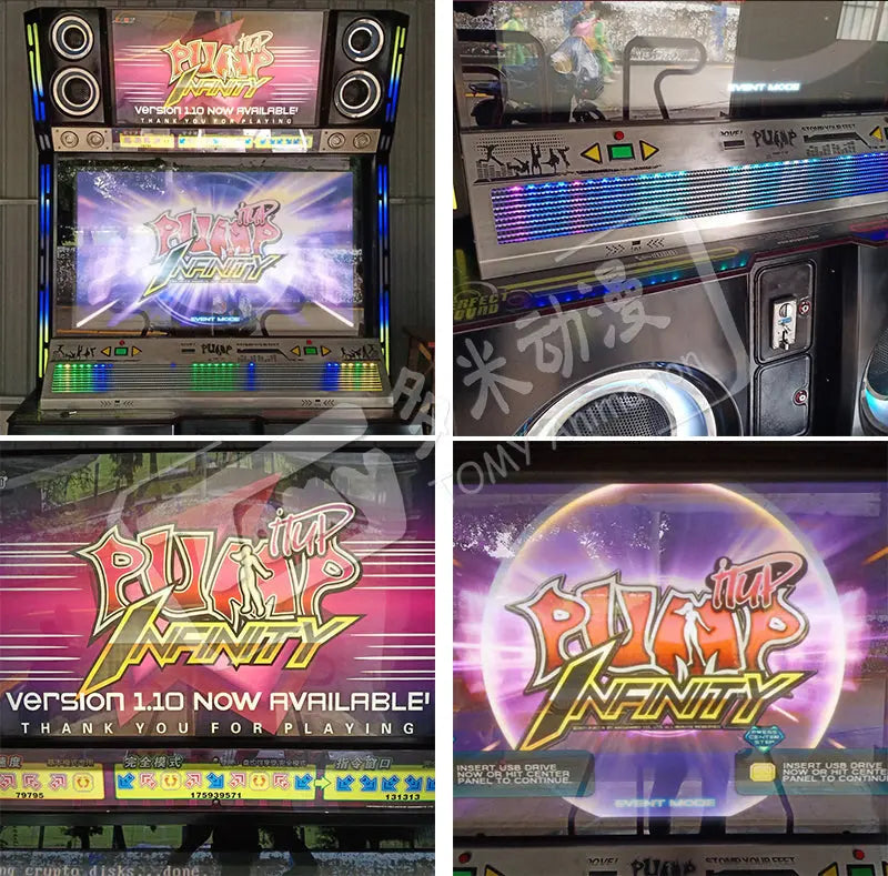 pump-it-up-piu-infinity-Amusement-Coin-Operated-dancing-musice-Video-game-machine-Tomy-Arcade