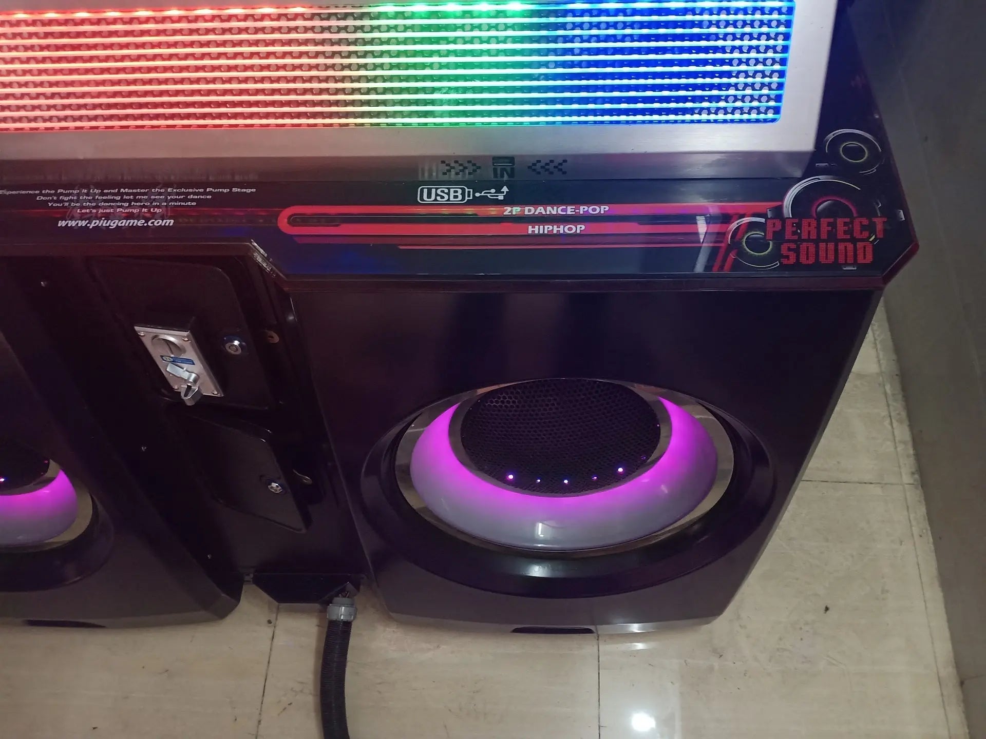 pump-it-up-piu-infinity-Amusement-Coin-Operated-dancing-musice-Video-game-machine-Tomy-Arcade