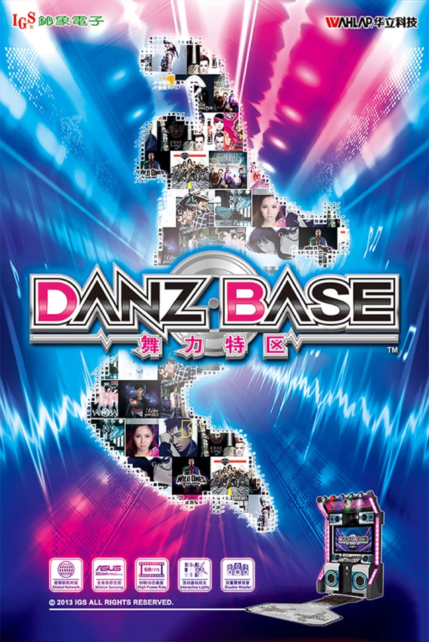 Danz-Base-IGS-Dancing-game-machine-Retro-IGS-Video-music-games-Tomy Arcade