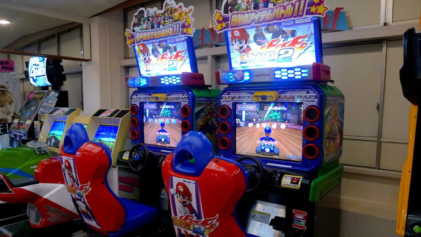 Mario-Kart-Driving-car-game-machine-Mario-kart-Gp2-classic-Racine-games-Best-Price-Tomy-Arcade