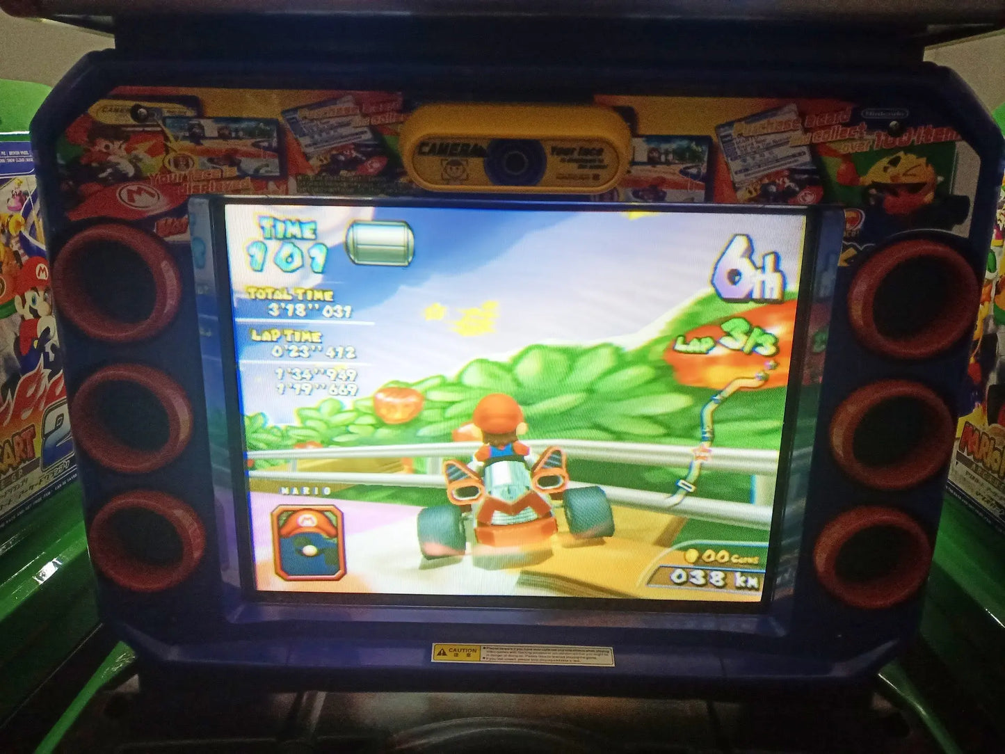 Mario-Kart-Driving-car-game-machine-Mario-kart-Gp2-classic-Racine-games-Best-Price-Tomy-Arcade