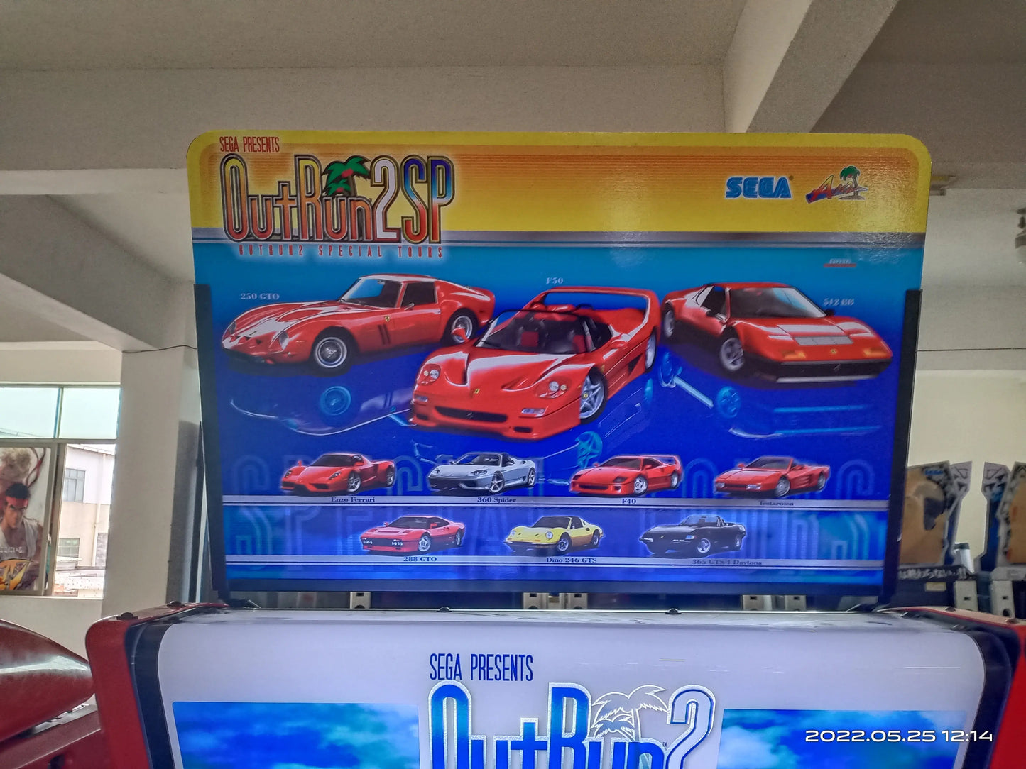 Retro-Outrun-2sp-Racing-car-SEGA-AM2-game-machine-For-Collector-tomy-arcade