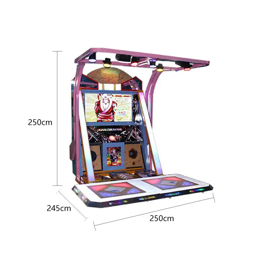 Huan-Wu-Shi-Ji-Dancing-machine-Amusement-Station-coin-operated-Video-Arcade-Music-games-Tomy-Arcade