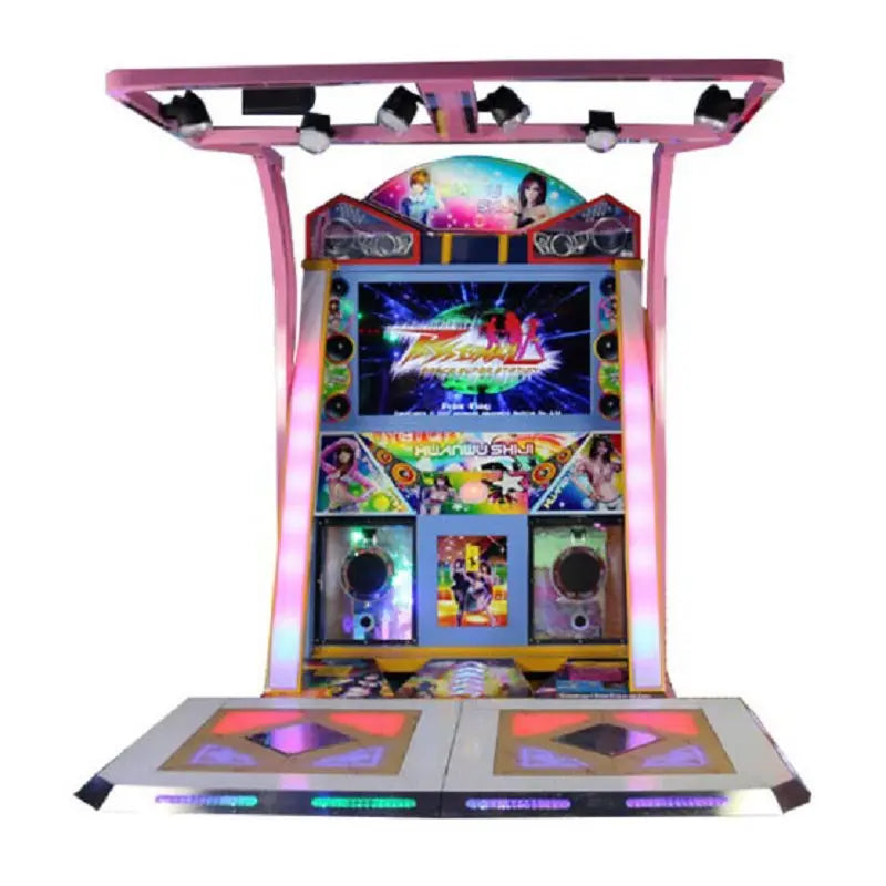 Huan-Wu-Shi-Ji-Dancing-machine-Amusement-Station-coin-operated-Video-Arcade-Music-games-Tomy-Arcade